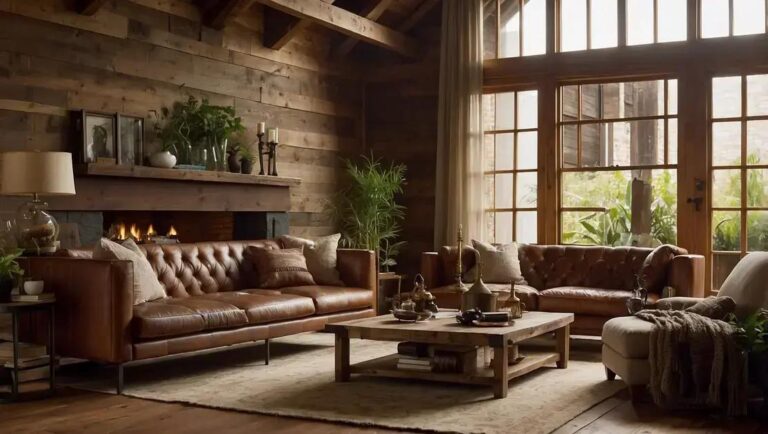 Banheiro rústico com pia esculpida em madeira antiga impermeabilizada