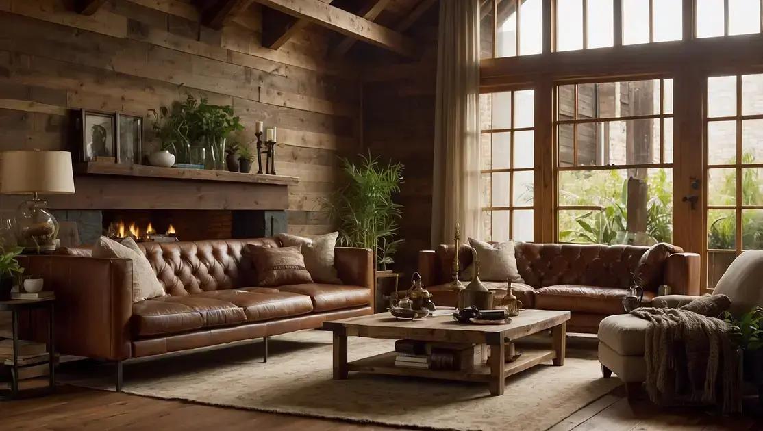 Banheiro rústico com pia esculpida em madeira antiga impermeabilizada