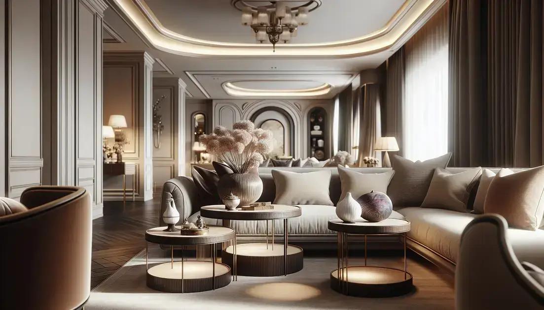 Criação e design de aparadores curvos em madeira reciclada com borda natural