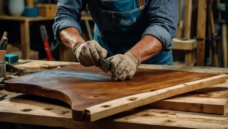 Reaproveitamento de tábuas antigas para painéis de parede decorativa